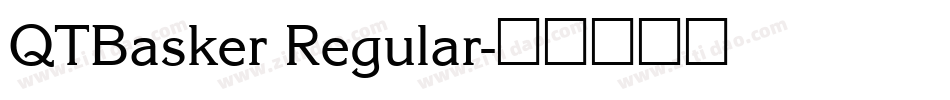 QTBasker Regular字体转换
